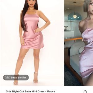 Satin/silk Fashion Nova mini dress